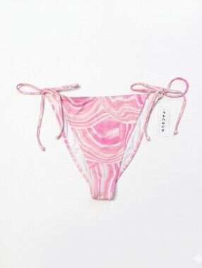 PacSun Pink Bethany Side Tie Bikini Bottom | Size XL